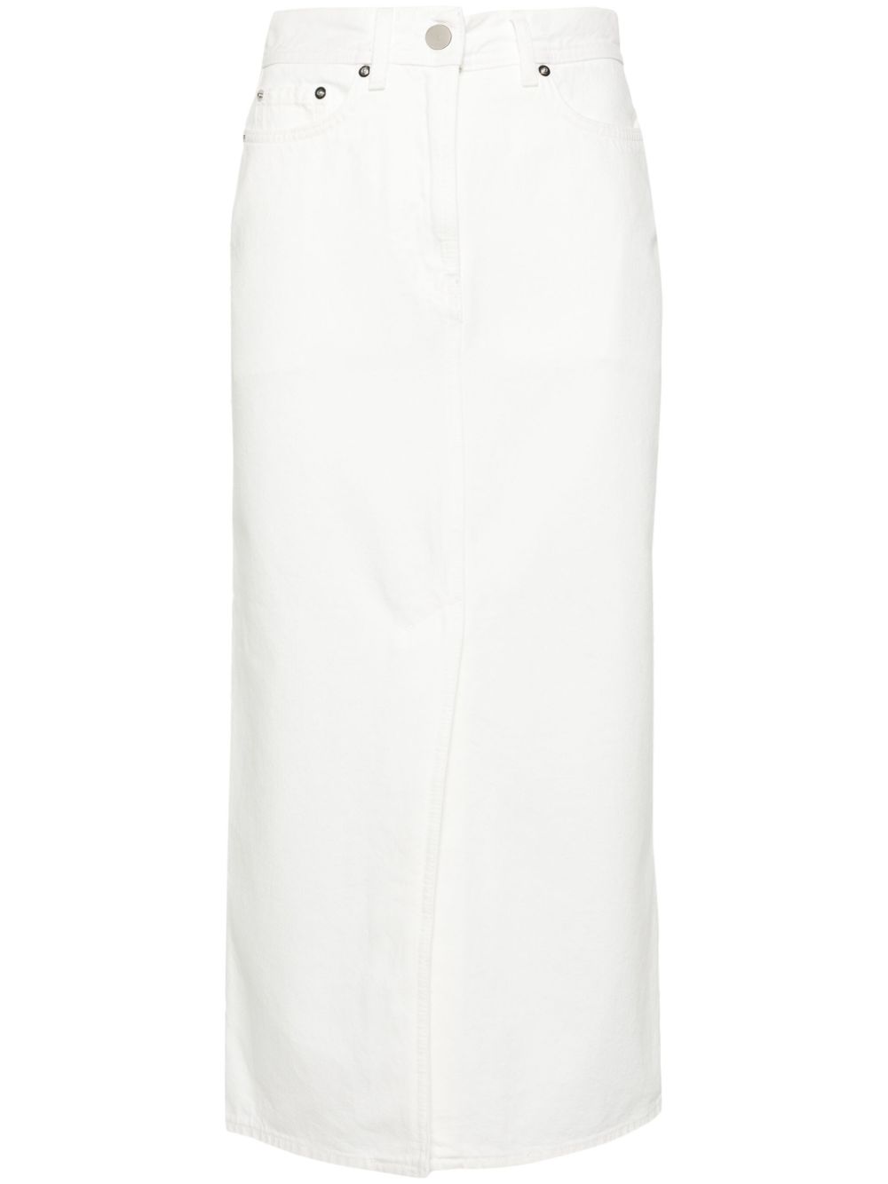 Gonna lunga ronald in bianco loulou de saison - donna 