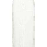Gonna lunga ronald in bianco loulou de saison - donna 