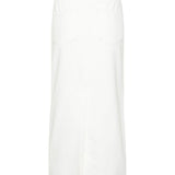 Gonna lunga ronald in bianco loulou de saison - donna 