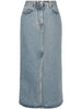 Ronald long skirt in blue loulou de saison - women