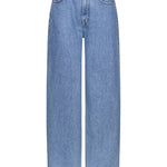 Jeans Samur Lds con cinque tasche in blu Loulou de saison - donna 
