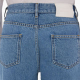 Jeans Samur Lds con cinque tasche in blu Loulou de saison - donna 