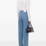 Jeans Samur Lds con cinque tasche in blu Loulou de saison - donna 