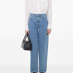 Jeans Samur Lds con cinque tasche in blu Loulou de saison - donna 