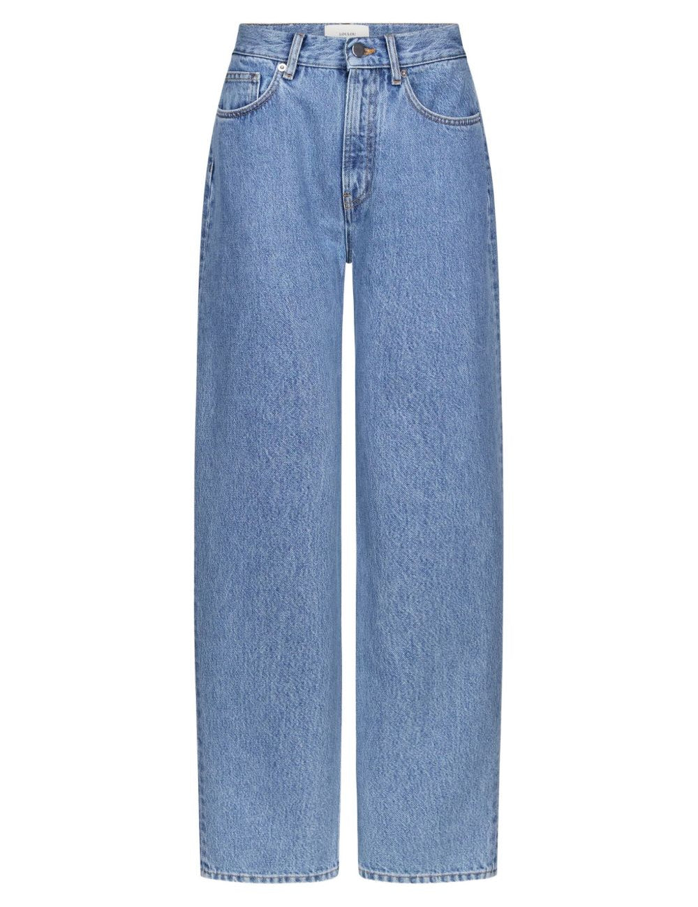 Jeans Samur Lds con cinque tasche in blu Loulou de saison - donna 
