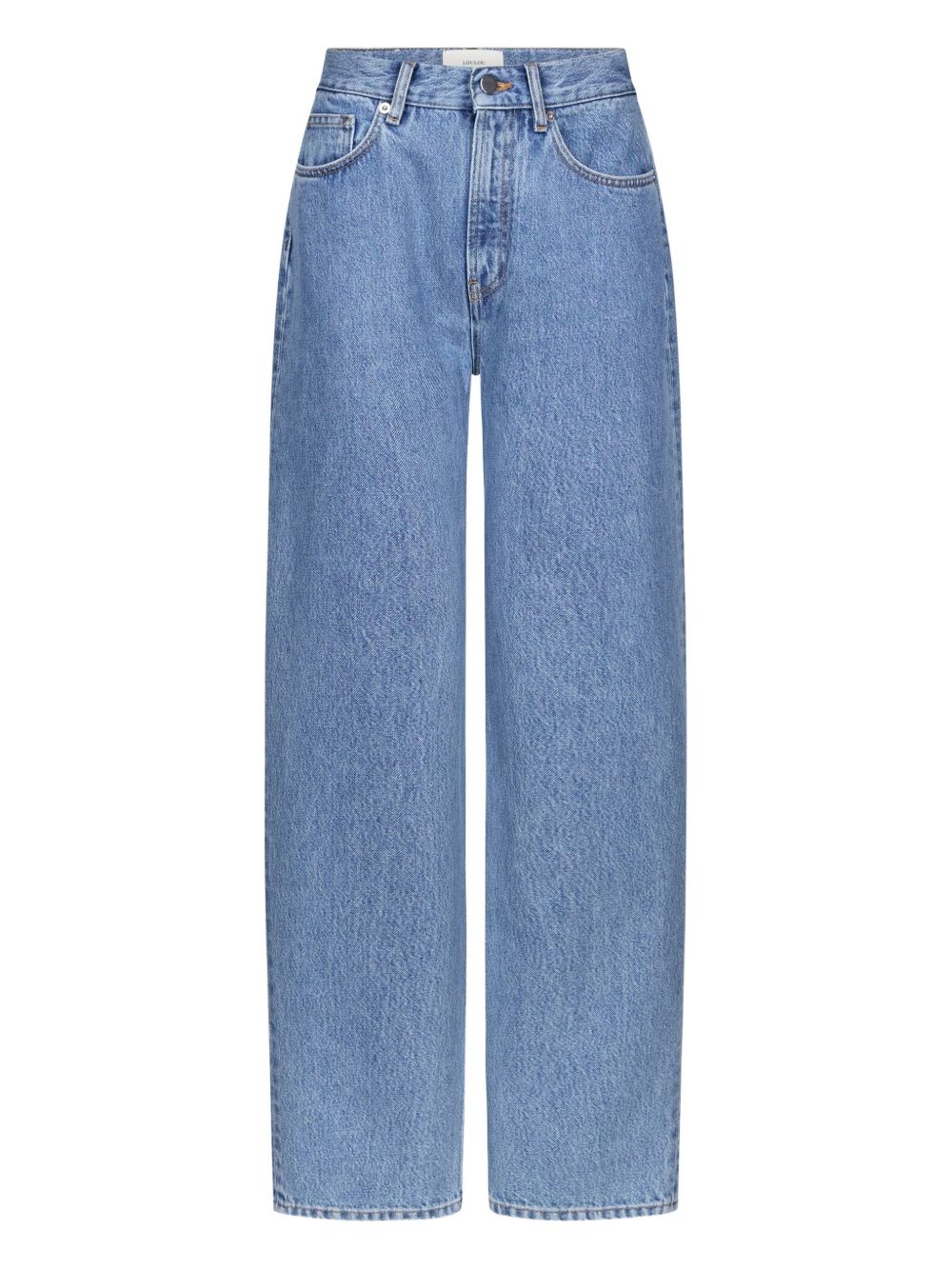 Jeans Samur Lds con cinque tasche in blu Loulou de saison - donna 