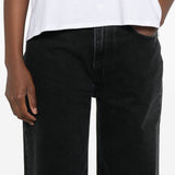 Jeans di cotone in grigio Loulou de saison - donna 