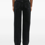 Jeans di cotone in grigio Loulou de saison - donna 