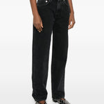 Jeans di cotone in grigio Loulou de saison - donna 