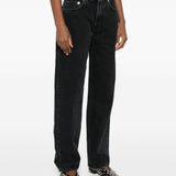 Jeans di cotone in grigio Loulou de saison - donna 