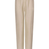 Pantaloni elasticizzati Scot in beige Loulou de saison - donna 
