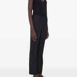 Pantaloni elasticizzati Scot in nero Loulou de saison - donna 