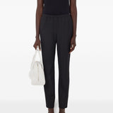 Pantaloni elasticizzati Scot in nero Loulou de saison - donna 