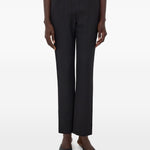 Pantaloni elasticizzati Scot in nero Loulou de saison - donna 