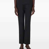 Pantaloni elasticizzati Scot in nero Loulou de saison - donna 