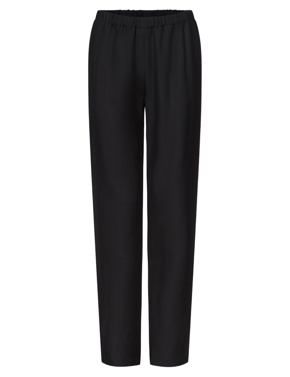 Pantaloni elasticizzati Scot in nero Loulou de saison - donna 