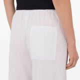 Pantaloni Sero LDS con coulisse in bianco Loulou de saison - donna 