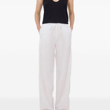 Pantaloni Sero LDS con coulisse in bianco Loulou de saison - donna 