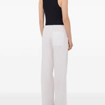 Pantaloni Sero LDS con coulisse in bianco Loulou de saison - donna 