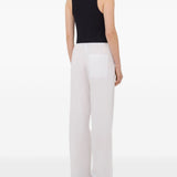 Pantaloni Sero LDS con coulisse in bianco Loulou de saison - donna 