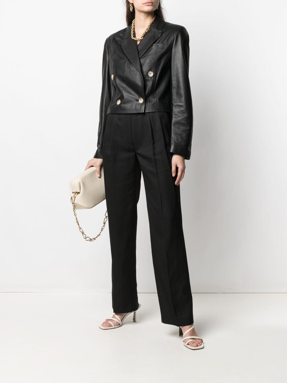 Pantaloni Takaroa in nero Loulou de saison - donna 