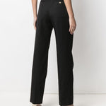 Pantaloni Takaroa in nero Loulou de saison - donna 