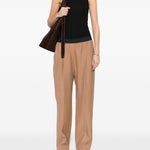 Pantaloni plissé in beige Loulou de saison - donna 