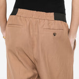 Pantaloni plissé in beige Loulou de saison - donna 