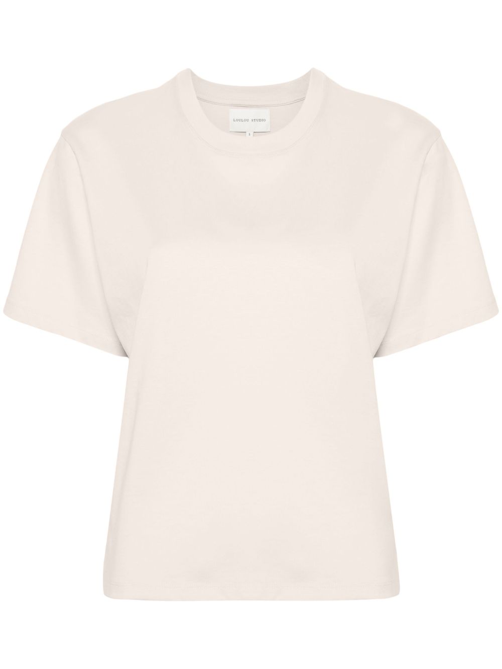 T-shirt con logo Telanto in rosa Loulou de saison - donna 