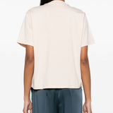 T-shirt con logo Telanto in rosa Loulou de saison - donna 