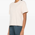 T-shirt con logo Telanto in rosa Loulou de saison - donna 