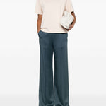T-shirt con logo Telanto in rosa Loulou de saison - donna 