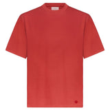 T-shirt girocollo Telanto Lds con ricamo logo in rosso Loulou de saison - donna 