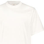T-shirt in cotone girocollo in bianco Loulou de saison - donna 