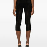 Leggings capri in nero Magda Butrym - donna 