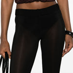 Leggings capri in nero Magda Butrym - donna 
