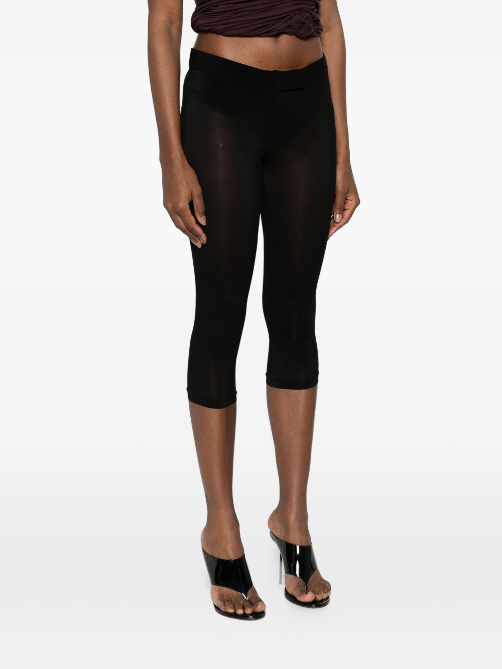 Leggings capri in nero Magda Butrym - donna 
