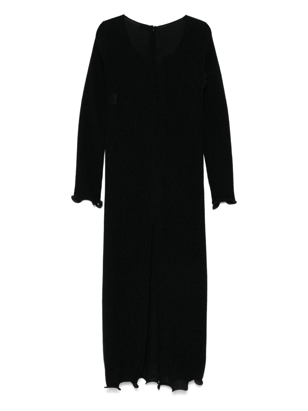 Abito lungo con applicazioni floreali in nero Magda butrym - uomo 