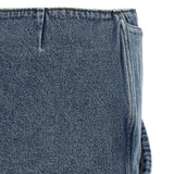 Gonna mini con fiore in denim in blu Magda Butrym - donna 