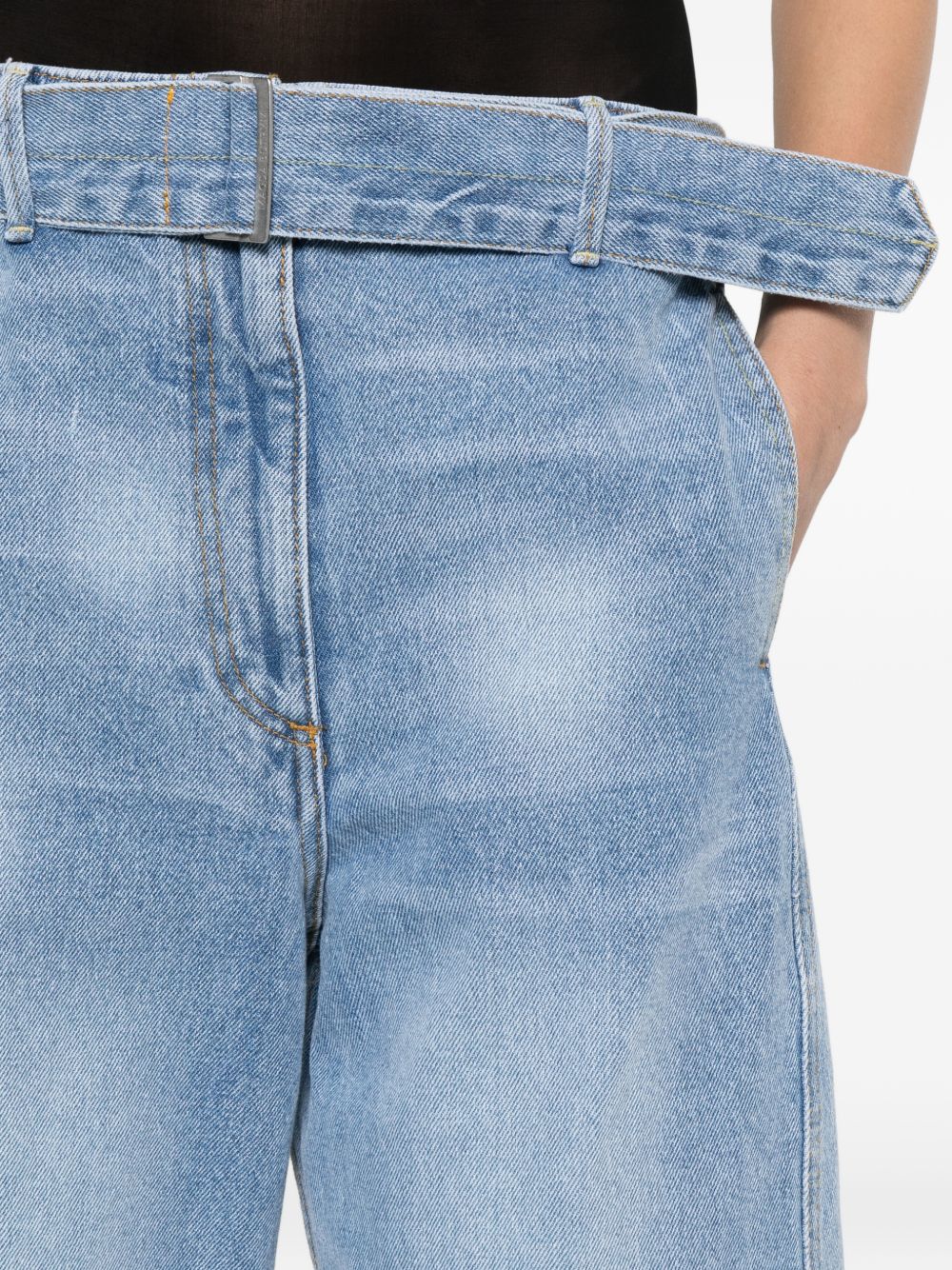 Jeans con cintura in blu Magda butrym - donna 