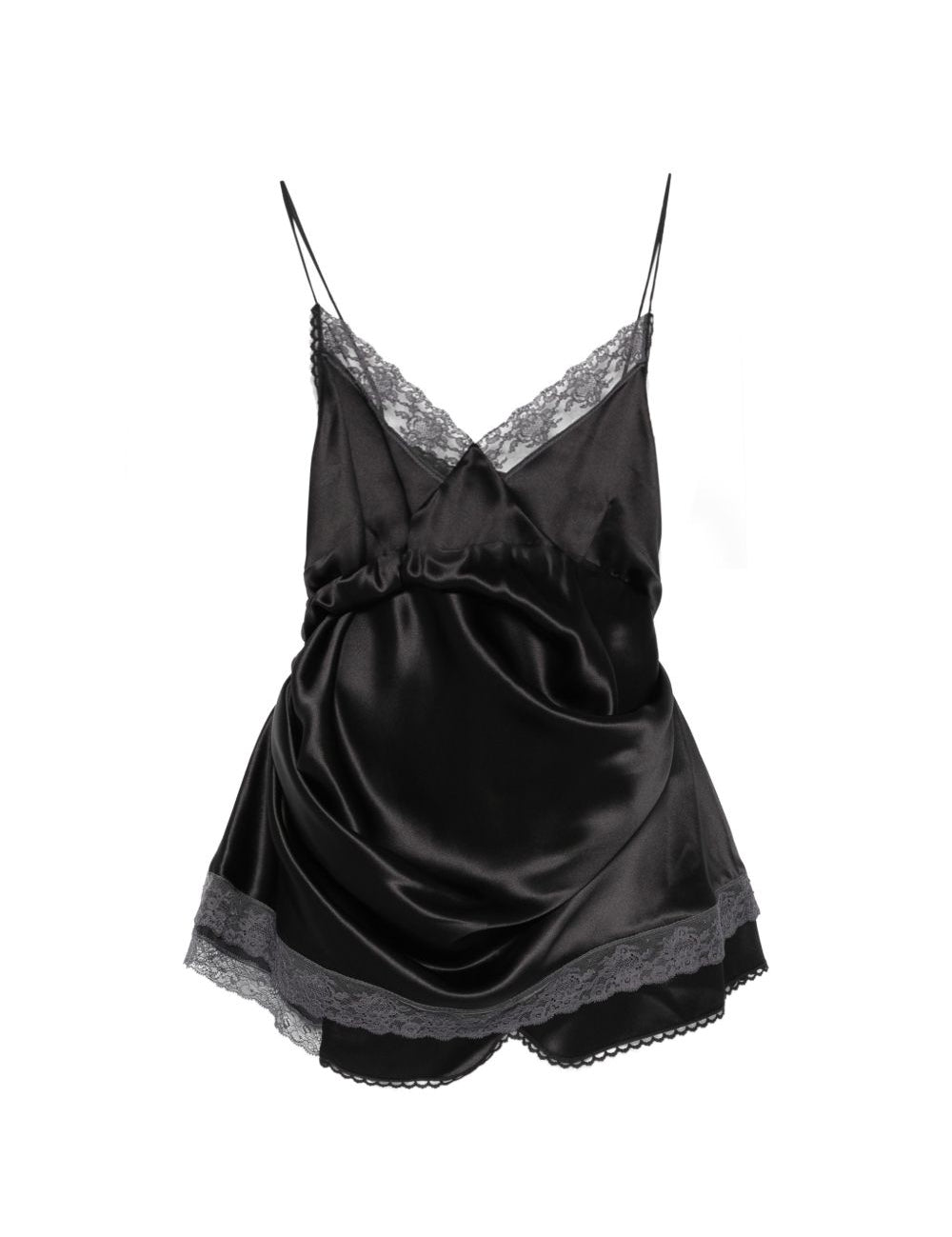 Abito mini con pizzo in nero Magda butrym - donna 