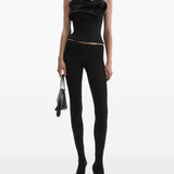 Top corsetto con volant in nero Magda butrym - donna 