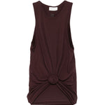 Canotta con nodo in marrone Magda butrym - donna 