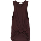 Canotta con nodo in marrone Magda butrym - donna 