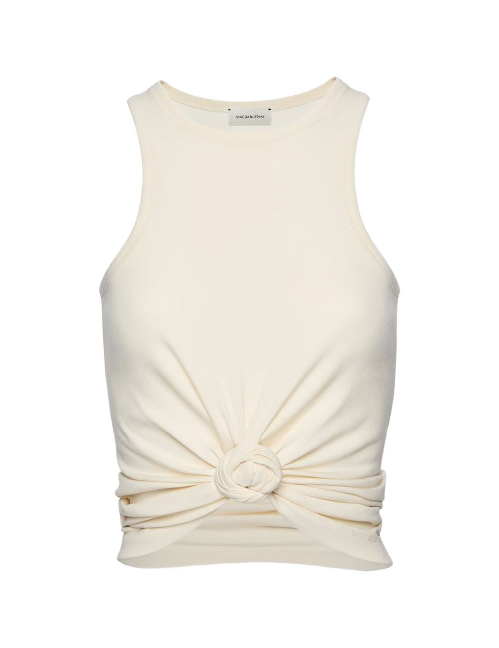Canotta con nodo in bianco Magda butrym - donna 