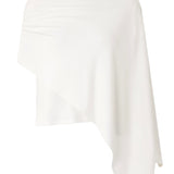 T-shirt con dettaglio a foulard in bianco Magda butrym - donna 