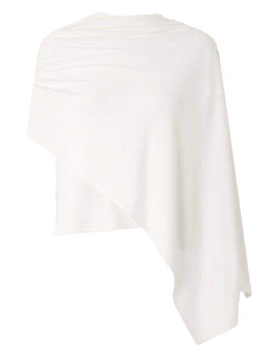 T-shirt con dettaglio a foulard in bianco Magda butrym - donna 