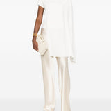 T-shirt con dettaglio a foulard in bianco Magda butrym - donna 