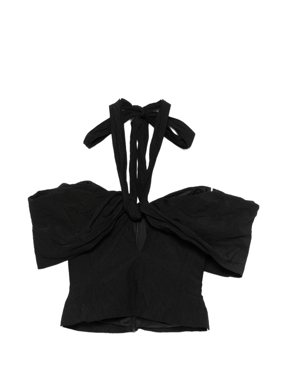 Top con spalle scoperte in nero Magda butrym - donna 