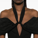 Top con spalle scoperte in nero Magda butrym - donna 